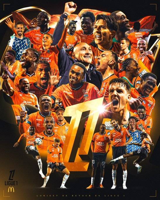 洛里昂豪取大胜，向法甲联赛冠军发起冲击的简单介绍